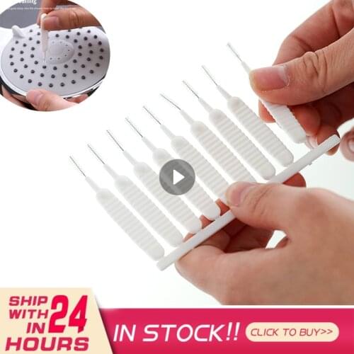 10pcs Shower Head Small Brush Bottle Teapot Nozzle Kettle Spout Brush Set For Household Cleaning Supplies Bathroom Accessories