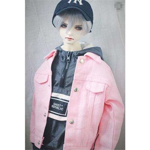 Casual denim jacket For 1/3,1/4 MSD SD17 Uncle BJD Doll Clothes CMB208