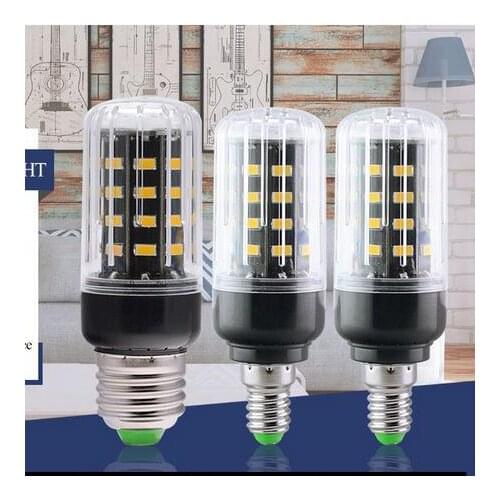 SMD 5736 LED Corn Bulb Lamp Light E27 E14 38 85 115 125Leds 110V 220V For Indoor Lighting Constant Current Anti-Strobe 85-265V