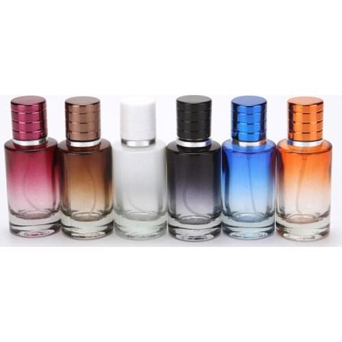 Spray Portable Atomizer 20ml Packaging Glass Bottle Round Essence Oil Pump Bottle Cosmetic Essential Oil Vial 25pcs/lot
