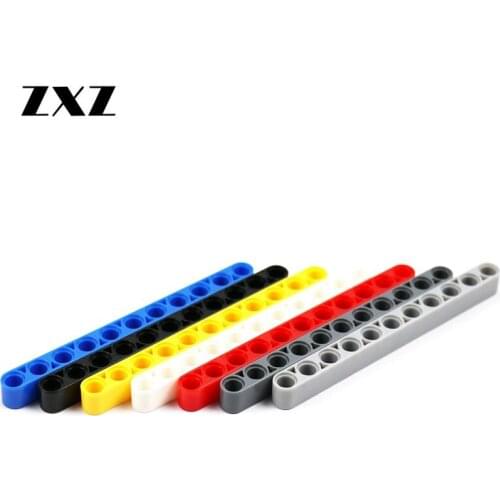 20PCS Technical Parts Liftarm Thick Huller Hole 1x11 Beam Model 32525 DIY Plane Kits Accessories Kids Building&Construction Toys