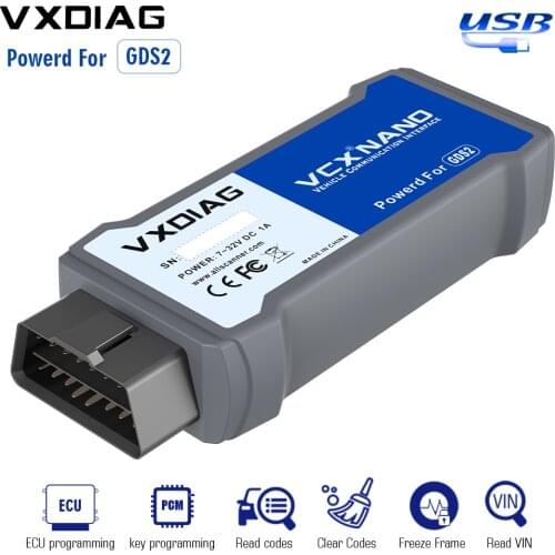 VXDIAG VCX NANO Multiple GDS2 and TIS2WEB Diagnostic/Programming System for GM/Opel