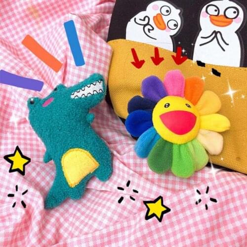 Cartoon Sun Flower Cloth Colorful Pendant Smile Face Brooches For Women Girl Party Round Bouquet Brooch Fashion Jewelry