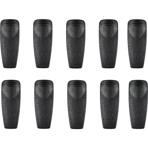 10pcs Radio Clip Rugged Belt Clip For MOTOROLA GP328/GP338/GP380/GP340 HT750 Two Way Radio Walkie Talkie J6482A