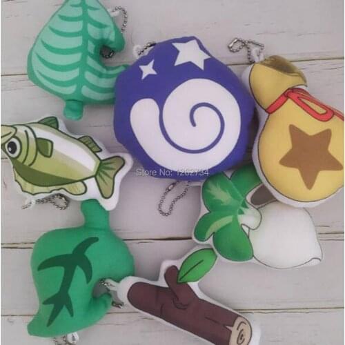100/Lot Animal Nook Isabelle KK Slider Brewster Shizue Isabelle Rover Celest Porter Bunnie 10CM Keychain Pendant Toy