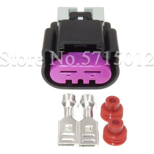 2 Hole 15454358 6.3mm Automotive Waterproof Connector Female Sealed Sensor Plug Electrical Auto Fan Cable Wire Socket