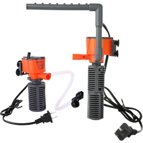 3W 5W Fish Tank Internal Sponge Filter Quiet Aquarium Water Filter Pump Air Oxygen Water Circulation for Fish Turtle Tank