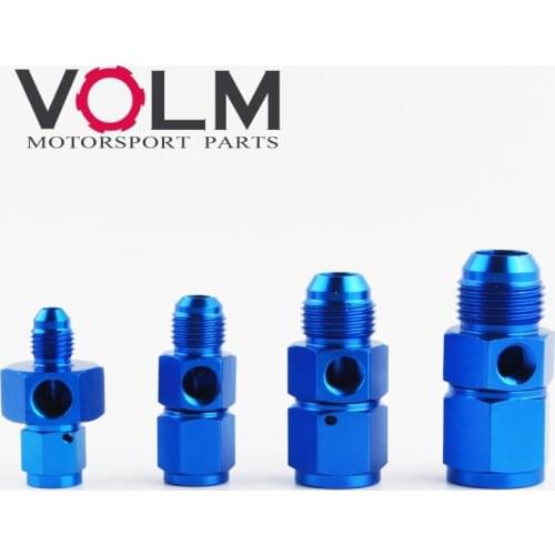 AN4 6 8 10 Male to Female 1/8" NPT Gauge / Sensor Side Port Adapter Oil Fuel Fitting Hose End