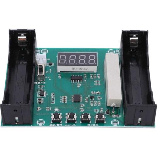 Battery Tester Battery Capacity Meter Discharge Tester 18650 Lithium Battery Messuring Module MAH MWH Digital Battery Indicator