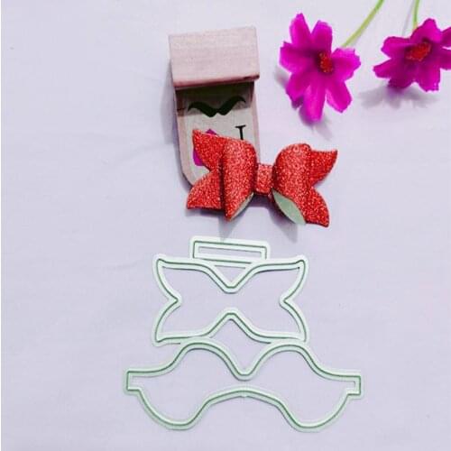 Lady, headdress. bow Metal Cutting Dies for DIY Scrapbooking Album Paper Cards Decorative Crafts Embossing Die Cuts