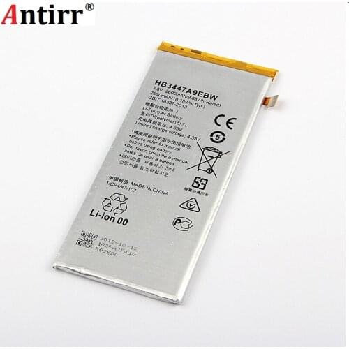 For Huawei P8 battery HB3447A9EBW High Quality 2680Mah Battery replacement li-battery for Huawei Ascend P8 Android Phone