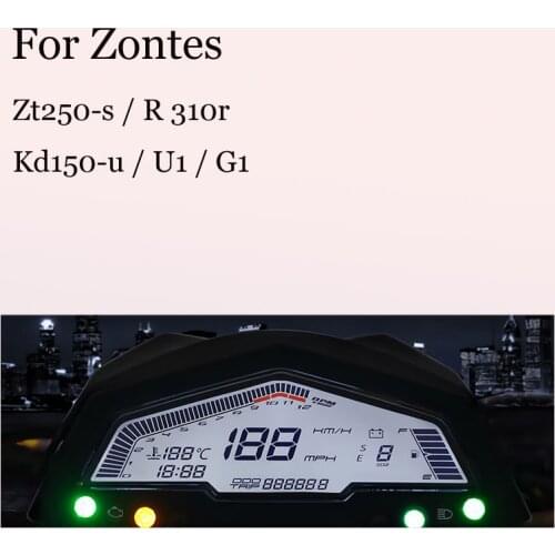For Zontes Zt250-s / R 310r Kd150-u / U1 / G1 Motorcycle Instrument Film To Refit Code Meter Anti Scratch and Meter Film