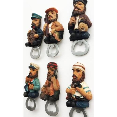 Europe 3D Cyprus Flavour Fridge Magnet Tourist Souvenirs Bottle Opener Refrigerator Magnetic Stickers Travel Collection Gift