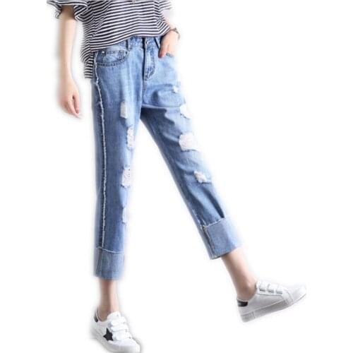 Jsfly Women's Cropped Jeans