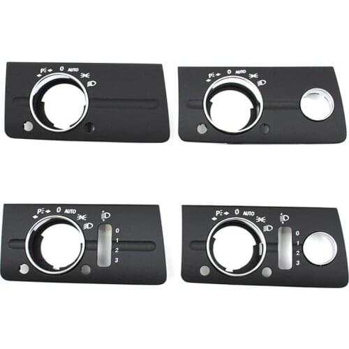 Car Dashboard Button with Headlight Switch Cover Panel Trim for Mercedes Benz W211 E Class 320 350 550 2003-2008
