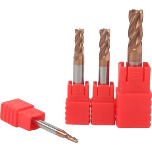 1pcs 4 Flutes 1mm~8mm Solid Carbide endmill CNC Milling Cutter HRC55 Tungsten Steel End Mill CNC Router Bits