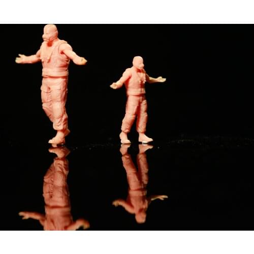 1:64 1:87 Model Miniature Figure People Movie characters White Model Need To Be Colored By Yourself