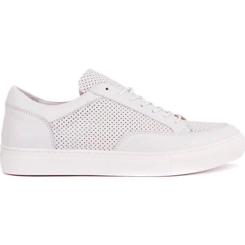 Sail-Lakers White Leather Men Sneaker