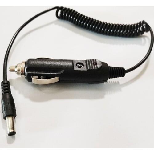 NCHTEK DC Male Power 5.5x2.5mm 5.5/2.5 Car Vehicle Charger Adapter Cord / Cable 12V 1A /Free shipping/2PCS