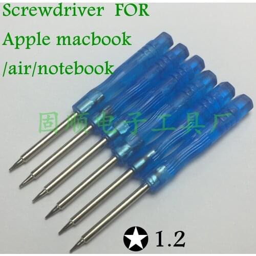100PCS/LOT precision screw driver 5 Point Star Pentalobe 1.2 Torx P5 screwdriver Special for Apple macbook/air/notebook T2 PH000