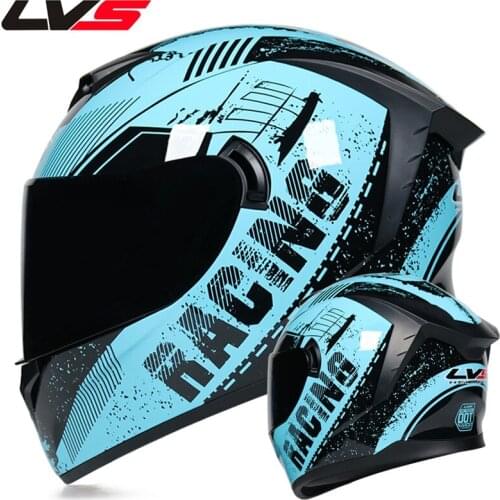 Professional Racing Full Face Motorcycle ATV Helmet Street Bike High Way Casco Moto Dual Lens Multiple Colour Face Protection