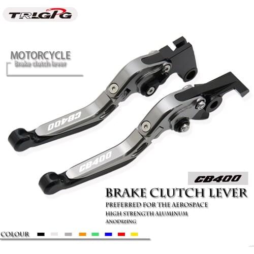Brake Clutch Levers FOR HONDA CB400SF CB400SS CBR400F CB400 CB 400 919 Extendable Folding Lever Motorcycle Adjustable