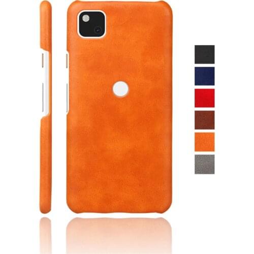 Slim Simplicity Vegan Leather Cover For Google Pixel 4A 4 3A 3 2 XL Luxury PU Leather Anti-fall Case For Pixel4a 5G Pixel3a Capa