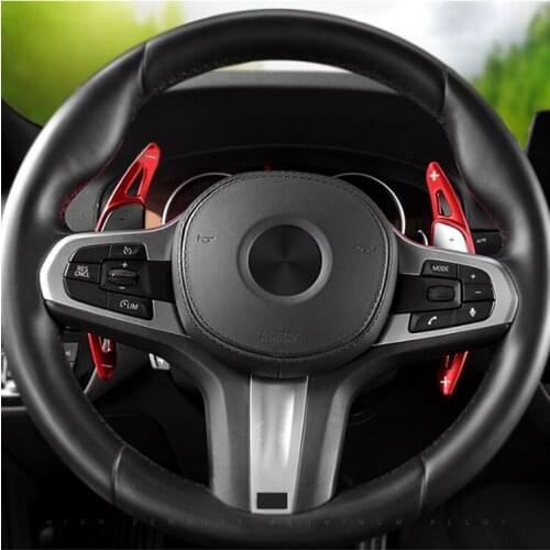 For Bmw 5 Series G30 7 Series G11 G12 X3 G01 X4 G02 M5 F90 2018-2020 Aluminium Alloy Steering Wheel Extension Paddle Shift Trim
