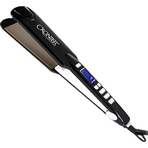 450F LCD digital reminde professional flat iron straightening hair straightener smoothing hairdressing tool board width 220-240v