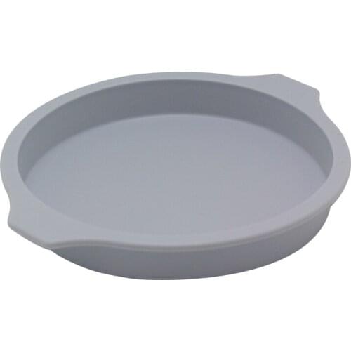1pc 6 inch Baking Tray Mini Round Silicone Dish Flat Bottom Household Cake Pan Baking Tools For Cake/Lasagna