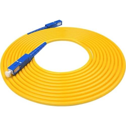 10Pcs/Lot 3M SC/UPC-SC/UPC Simplex 9/125 Single Mode SM Fiber Optic Cable Patch Cord Fiber Jumper