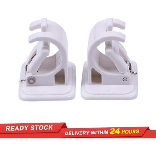 2pcs/6pcs 2 storage rack hooks with adjustable curtain organization for home kitchen and bathroom window decoration hardware