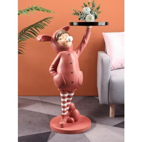 Home Decor Creative Home Living Room Decorations Sculptures Nordic Style Large Landing Tray Ornaments Housewarming Gifts Statues