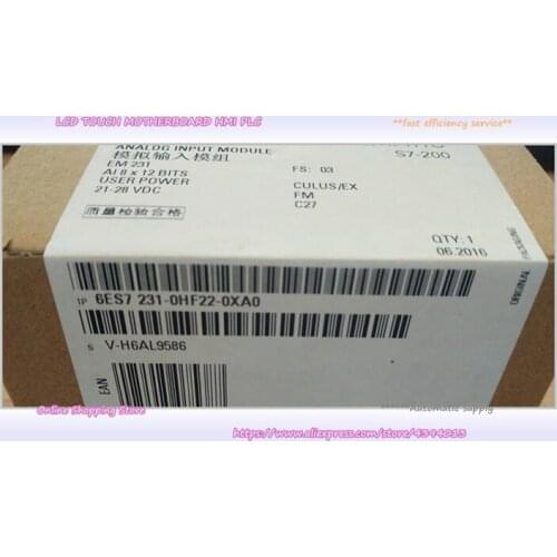 EM231 S7-200 6ES7231 231-0HF22-0XA0 6ES7 231-0HF22-0XA0 New Original PLC Module