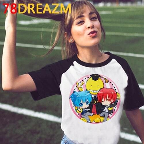 Assassination Classroom t-shirt women white t shirt vintage ulzzang harajuku kawaii summer top top tees aesthetic vintage