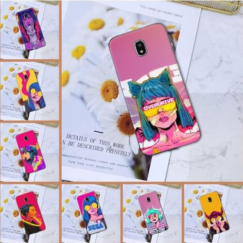 Cool Girl Phone Cases For Samsung J4 J6 J8 Plus Case Silicone Soft For Samsung J2 J5 J7 Prime J3 J5 J7 2015 2016 2017 Back Cover