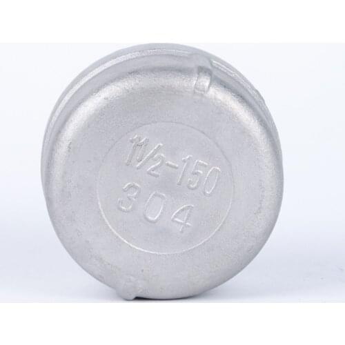 316 Stainless Steel Cap, Female NPT Threaded 1/4" 3/8" 1/2" 3/4" 1" 1-1/4" 1-1/2" 2" Pipe Fittings