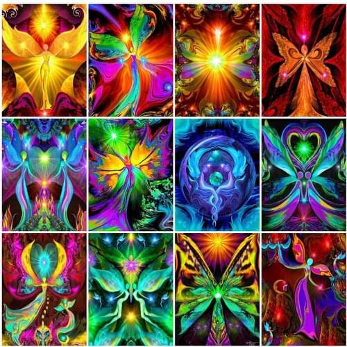 MOONCRESIN Full Square Diamond Painting 5D Flowers Diamond Art Embroidery Cross Stitch Home Decoration Gift