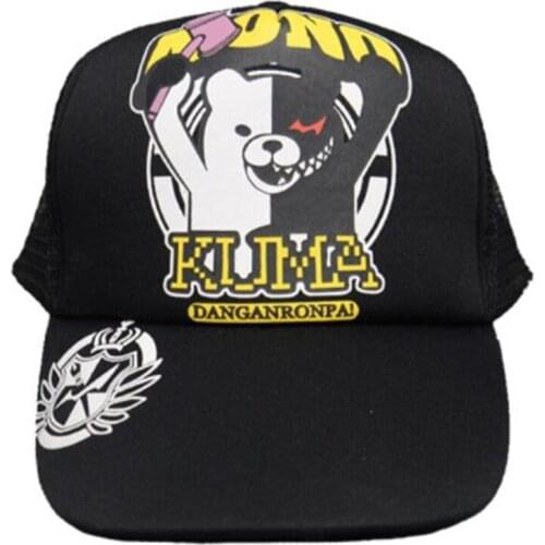 Cartoon Monokuma Hat Anime Danganronpa Unisex Man Female Cap Anime Sunshade Hat Fashion Cap