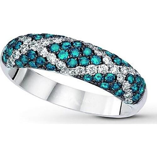 Megin D New Hot Sale Punk Exquisite Luxury Tiny Zircon Alloy Rings for Men Women Couple Family Friend Fashion Gift Jewelry