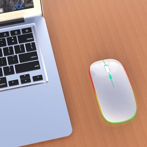 Rechargeable Ultra-Thin 2.4G Wireless Mouse Silent Mouse Mute Office Notebook Adjustment DPI Optical Mice For Home Office Use