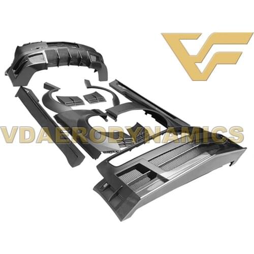 Suitable For 08-13 Chevy Camaro VAD Widebody FRP Full Body Kit - includes Front Rear Bumper Side Skirts Fender Flares
