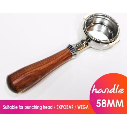 Coffee Machine Handle Bottomless Filter Holder Stainless Steel Espresso Coffee Maker Parts Filter HolderProfessional Accessory