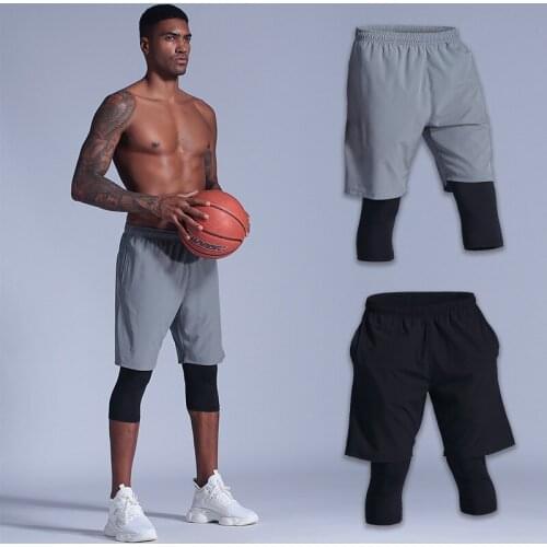 Sports Shorts Quick-drying Running Fitness Casual Basketball Training Men Outdoor Fashion Sweat Trousers Shorts Fitted