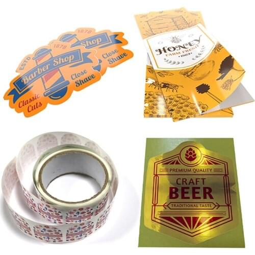 Spot color/die cut vinyl sticker /glossy laminated