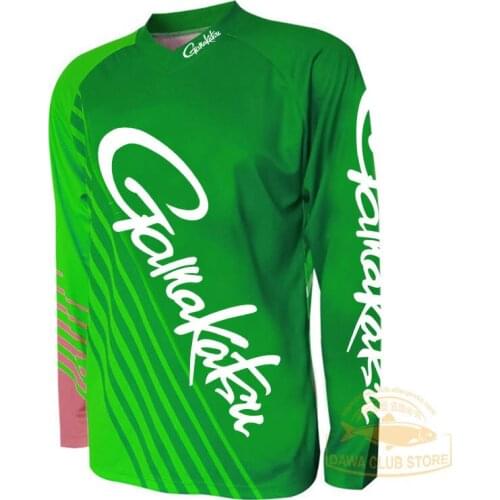 Daiwa GAMAKATSU Outdoors Fishing Jersey Autumn Fishing Clothes Anti-UV Quick-Dry Clothing Breathable Long Sleeve Fishing Shirt