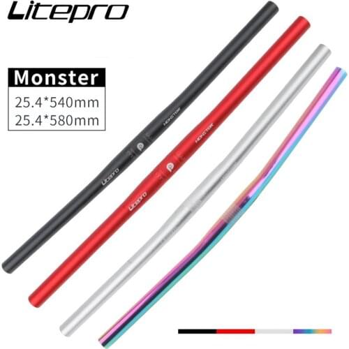 25.4mm*580 540mm Aluminum Alloy Bicycle Handlebars Folding Mountain Bikes Straight Handlebar Bicycle Crossbars Bike Handles