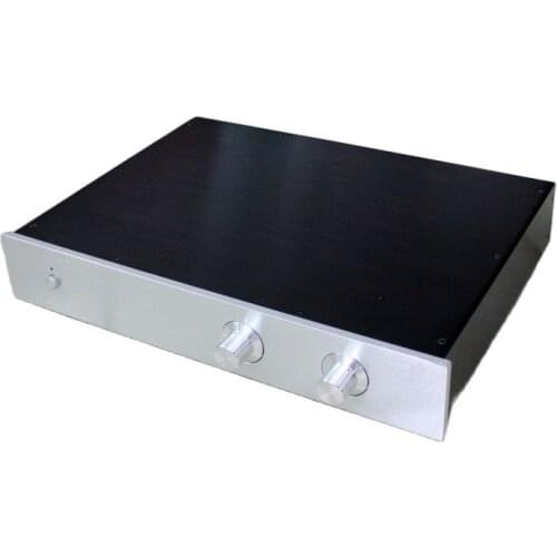 W425 Isolation DAC Decoder Amplifier Case Aluminum Power Chassis DIY Soft Control Tube Amplifier Housing Preamp Enclosure