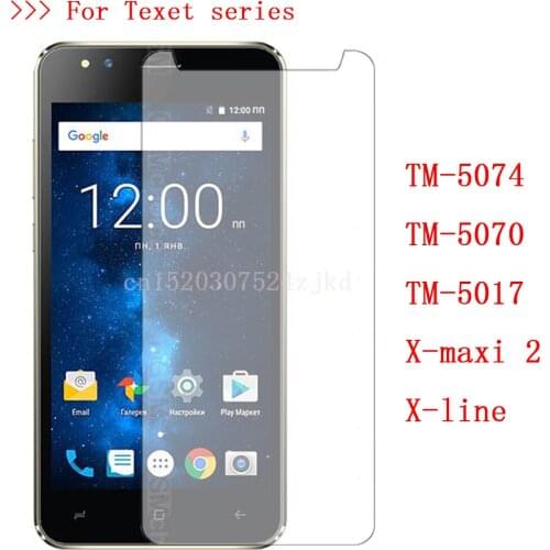 Tempered Glass Premium Screen Protector Cover Protective for teXet TM-5074 5070 5017 X-maxi 2 X-line