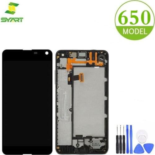 For Nokia Lumia 650 LCD Display Touch Screen Digitizer Assembly With Frame Replacement For RM-1152 RM-1154 RM-1109 RM-1113 LCDs